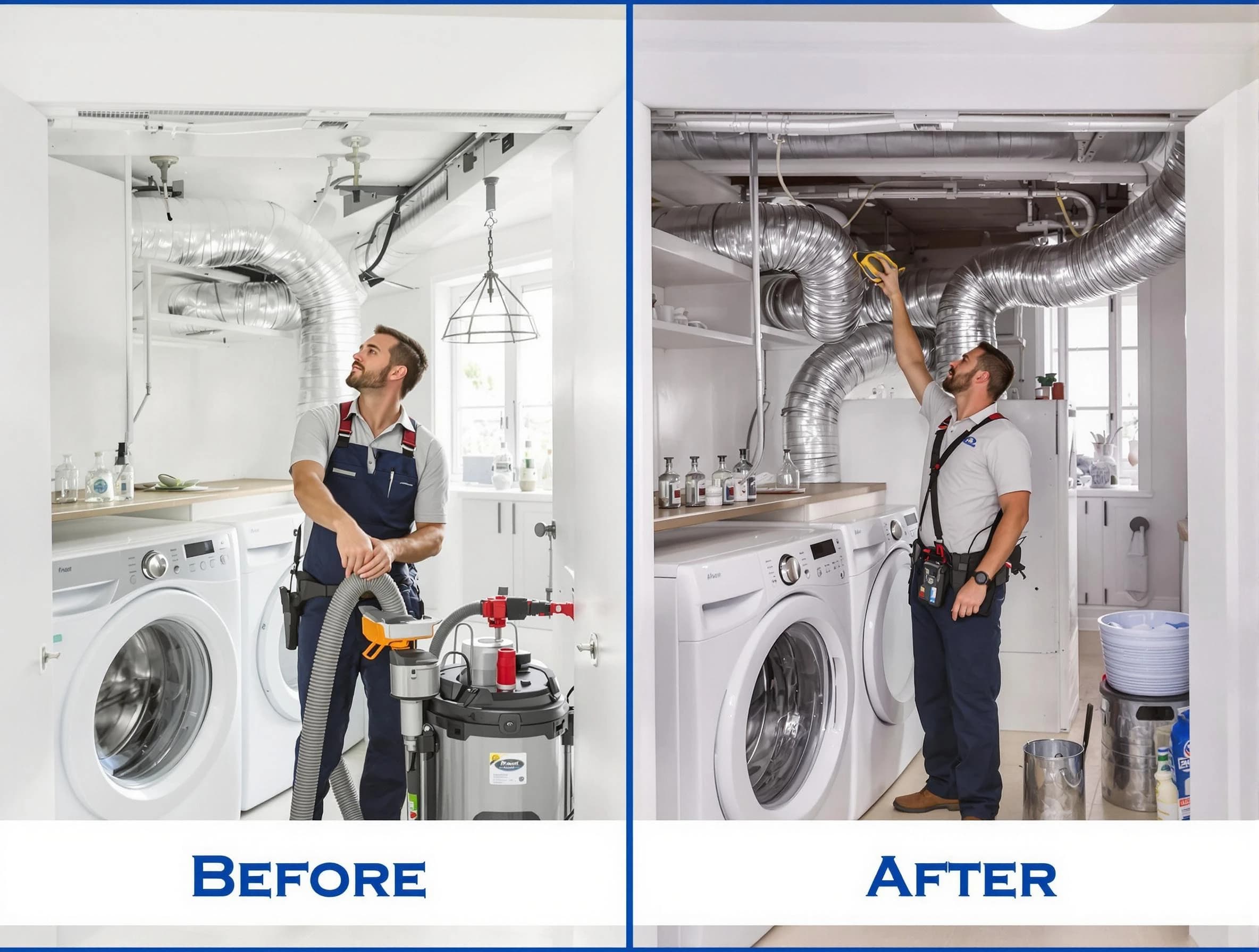 Expert gas dryer vent cleaning by Hampton Dryer Vent Cleaning in Hampton