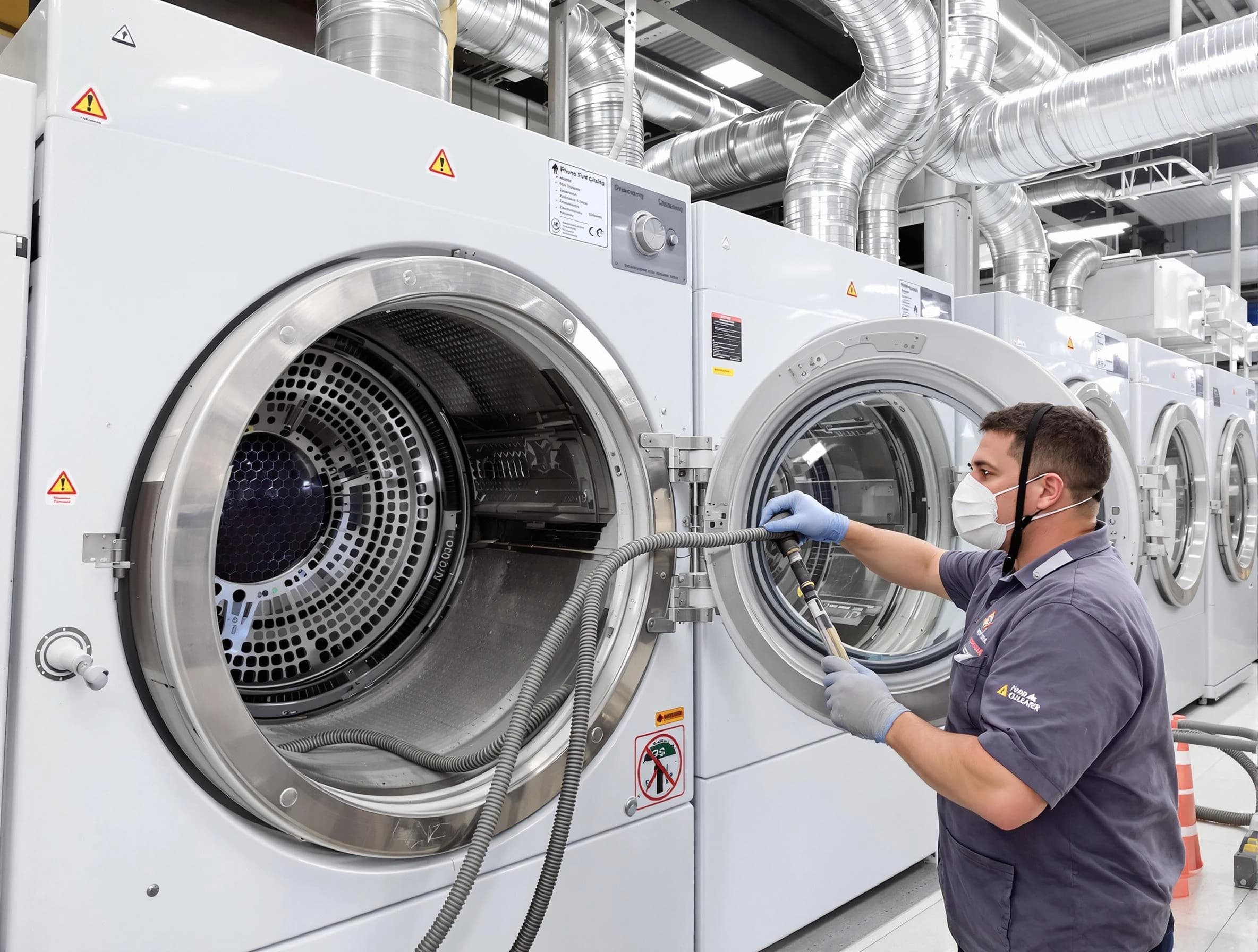 Industrial-grade dryer vent cleaning by Hampton Dryer Vent Cleaning in Hampton