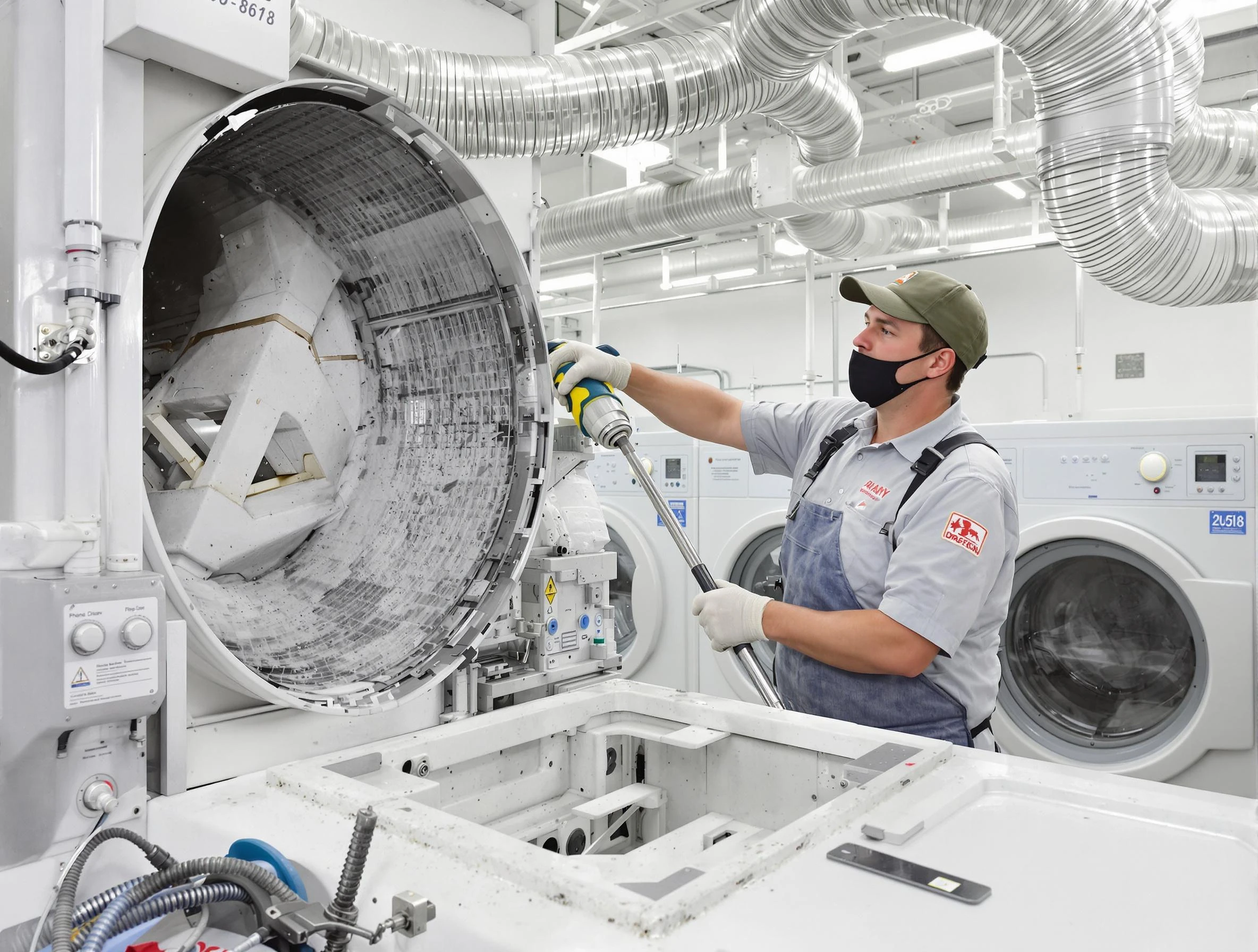 Commercial Dryer Vent Cleaning in Hampton