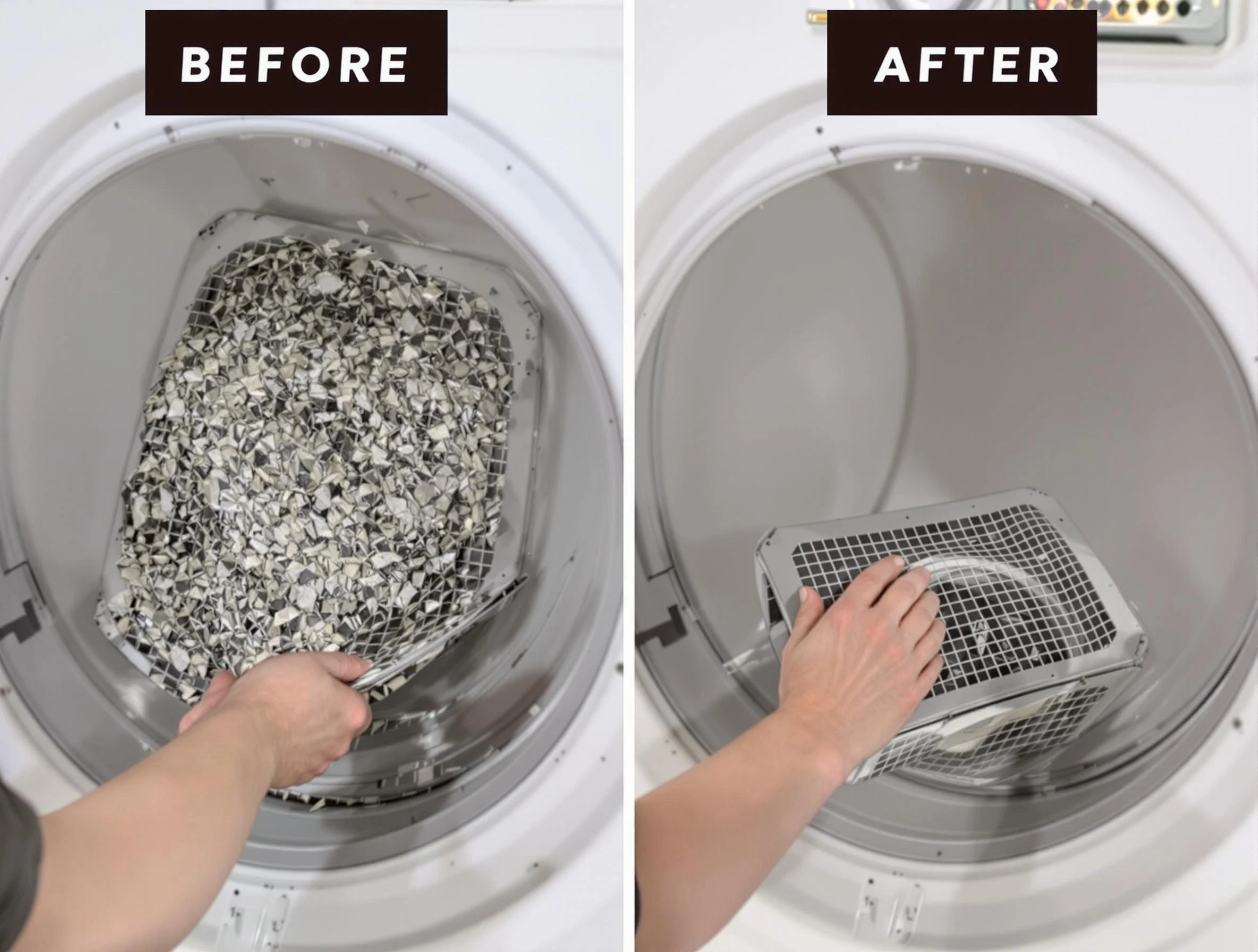 Professional lint trap cleaning by Hampton Dryer Vent Cleaning in Hampton