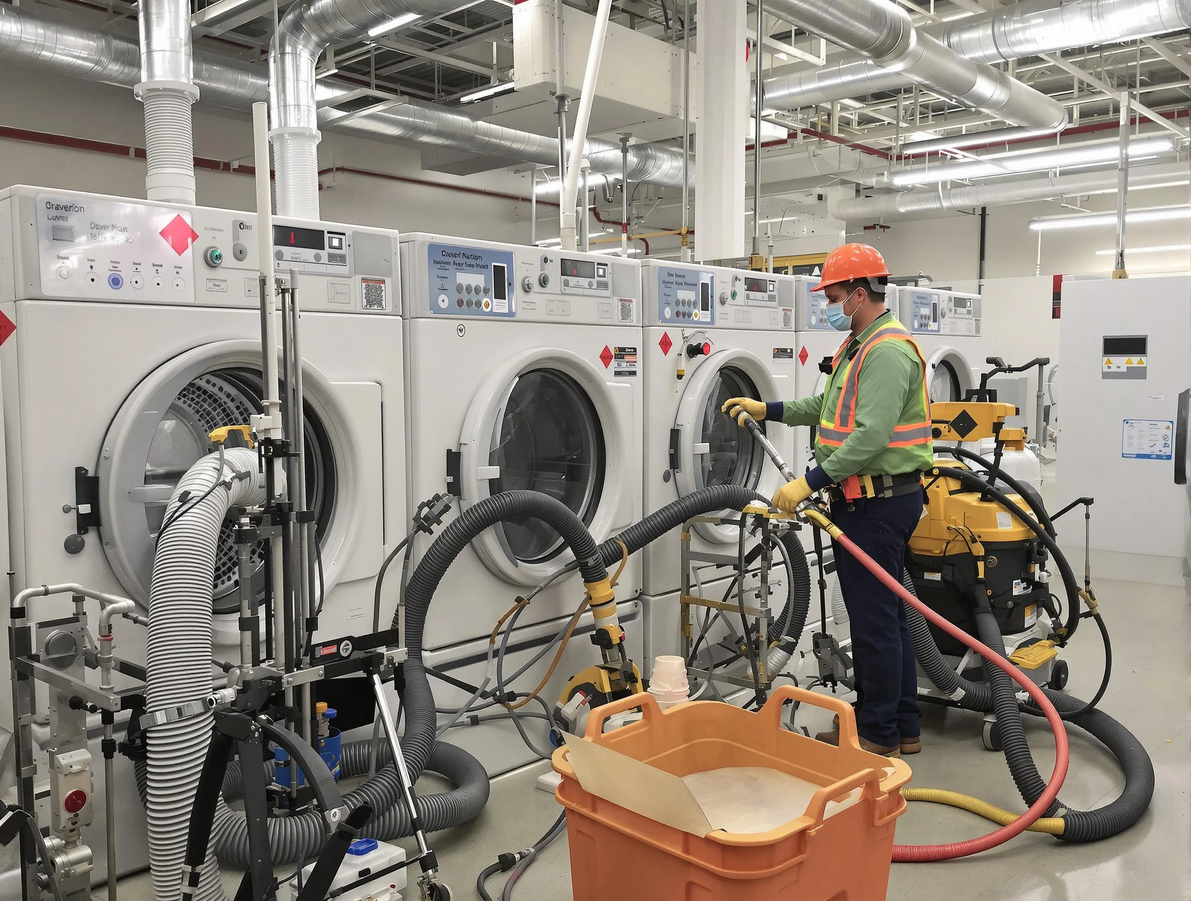 Commercial-grade dryer vent cleaning by Hampton Dryer Vent Cleaning in Hampton