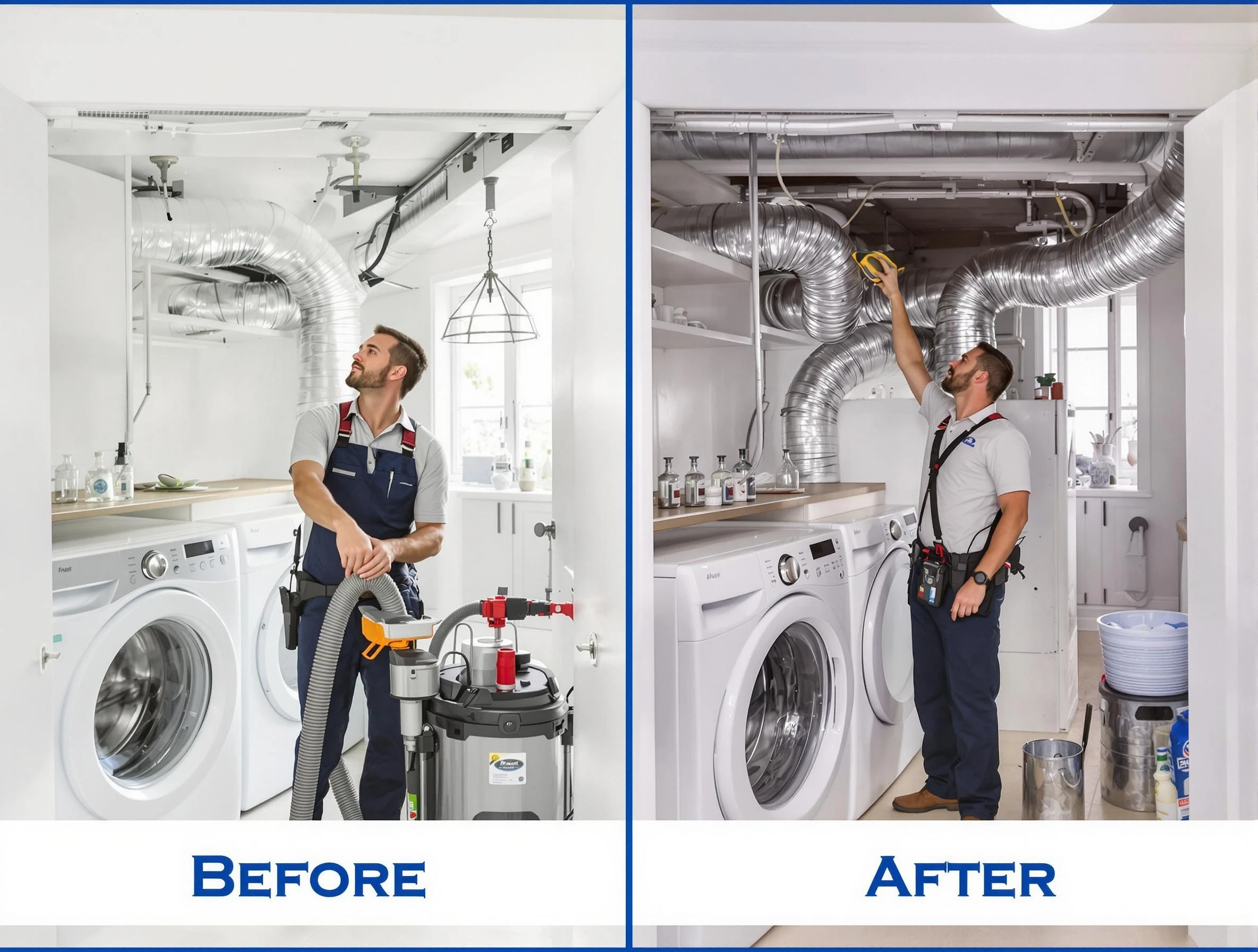Expert gas dryer vent cleaning by Hampton Dryer Vent Cleaning in Hampton